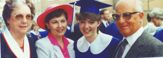 London Central HS graduation, 1986